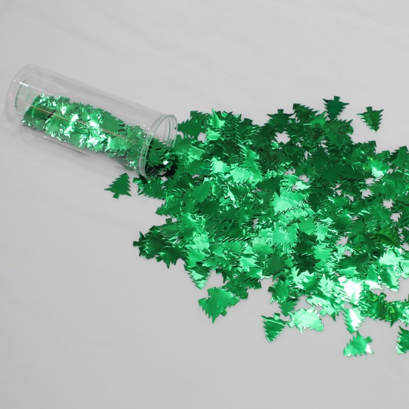 Grøn push pop confetti poppers